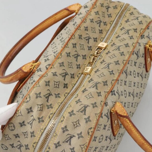 LOUIS VUITTON Monogram Mini Marie Hand Bag Blue M92003 LV Auth 119079 - Picture 7 of 16